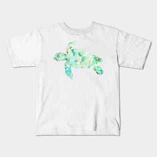 Sea Turtle by Jess Buhman Kids T-Shirt